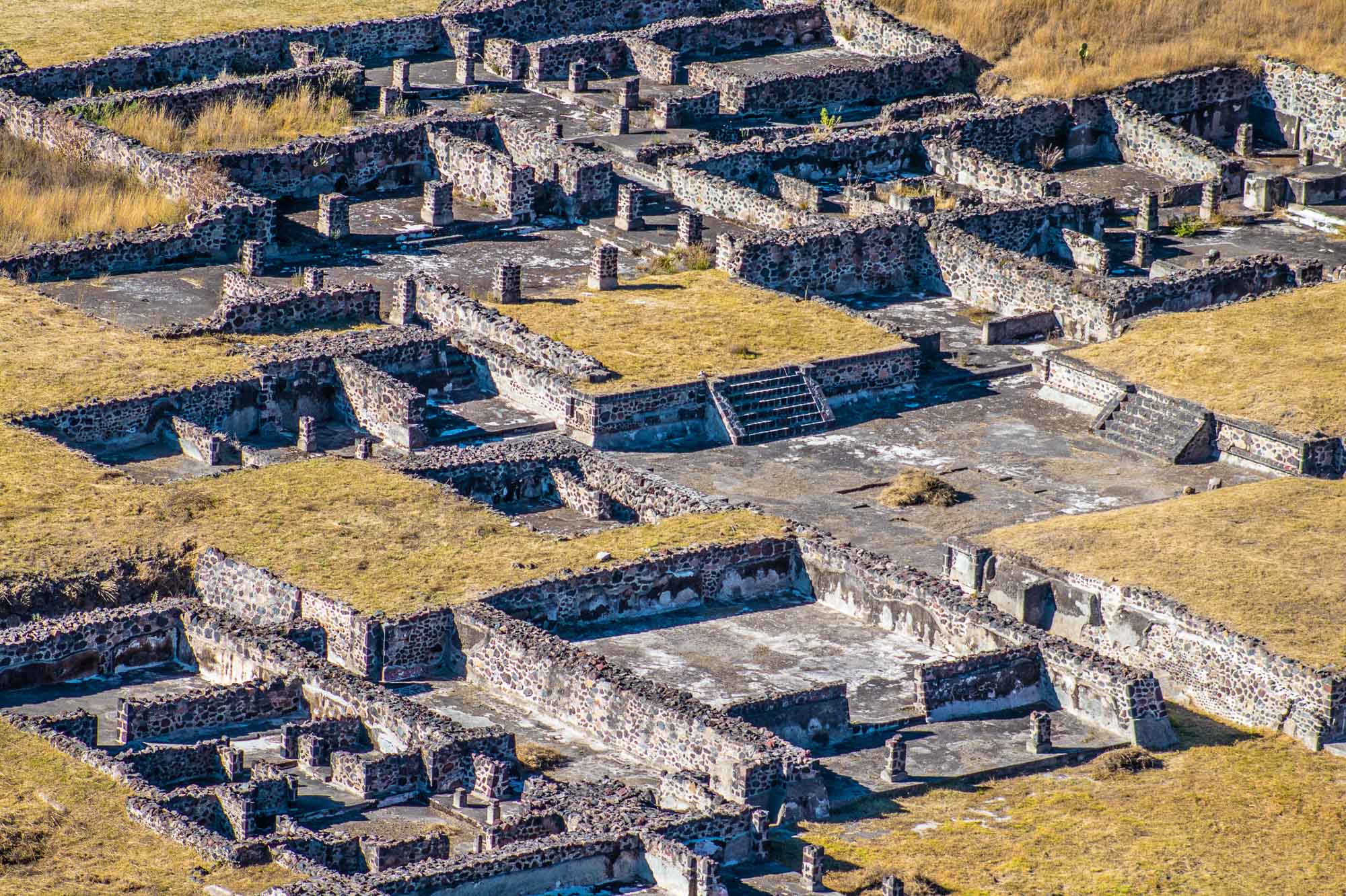 Ruins in the UNESCO world heritage site Teotihuacan in Mexico
