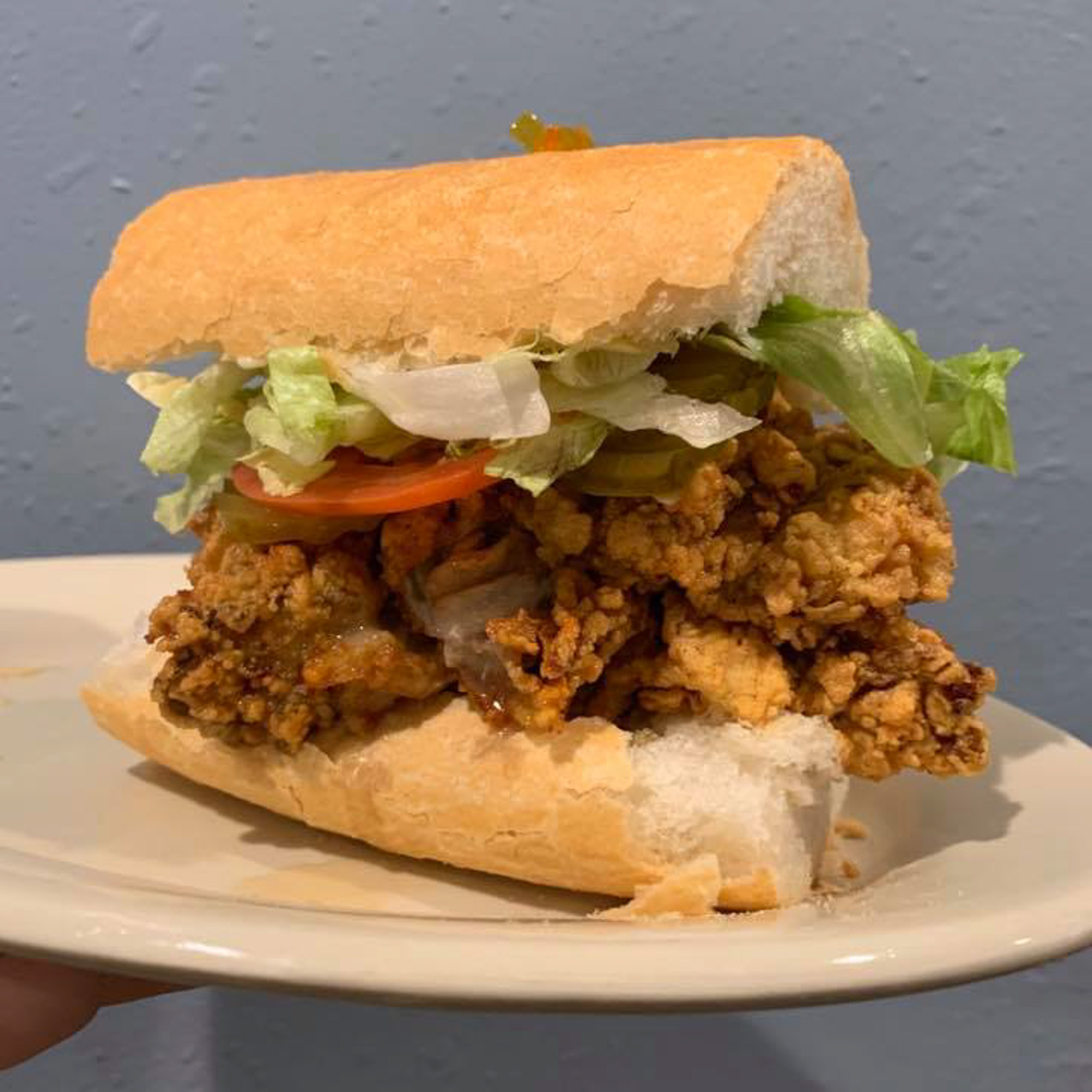 Po-boy at Harbour Seafood & Oyster Bar in New Orleans