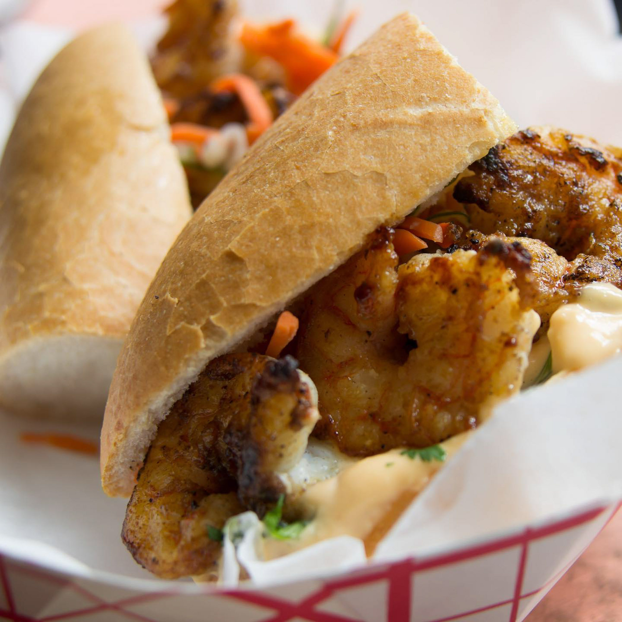 Po-boy sandwich at Killer Po'Boys in New Orleans