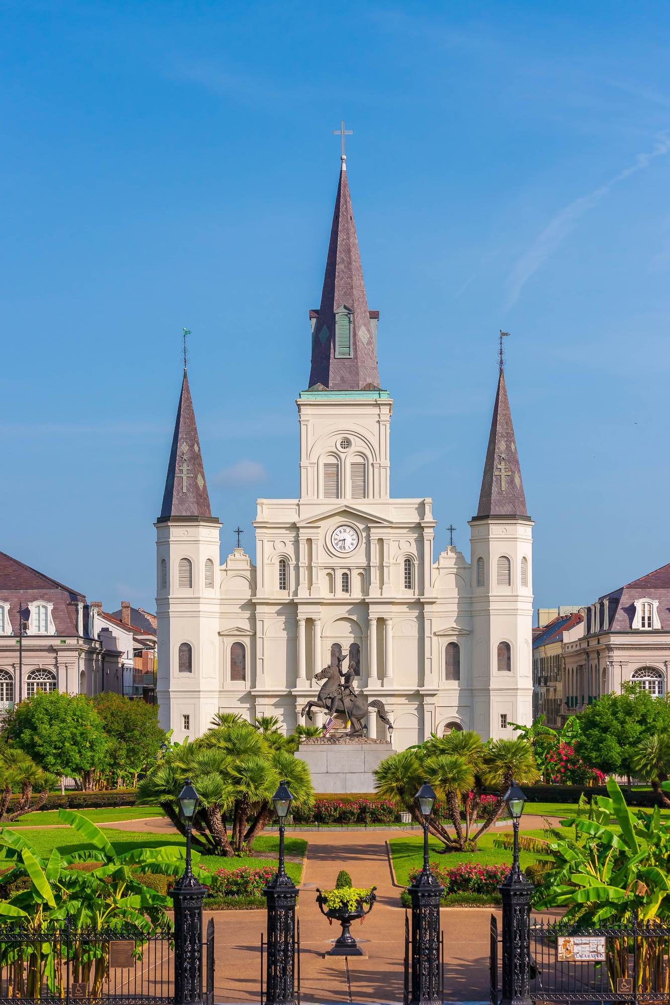 St. Louis Cathedral in French Quarter/Warehouse District in New Orleans