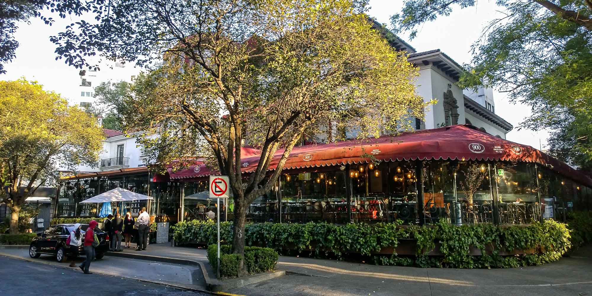 A restaurant in Polanco neighborhood in Mexico City