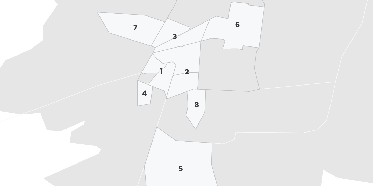 Map of Mexico City Neighborhoods