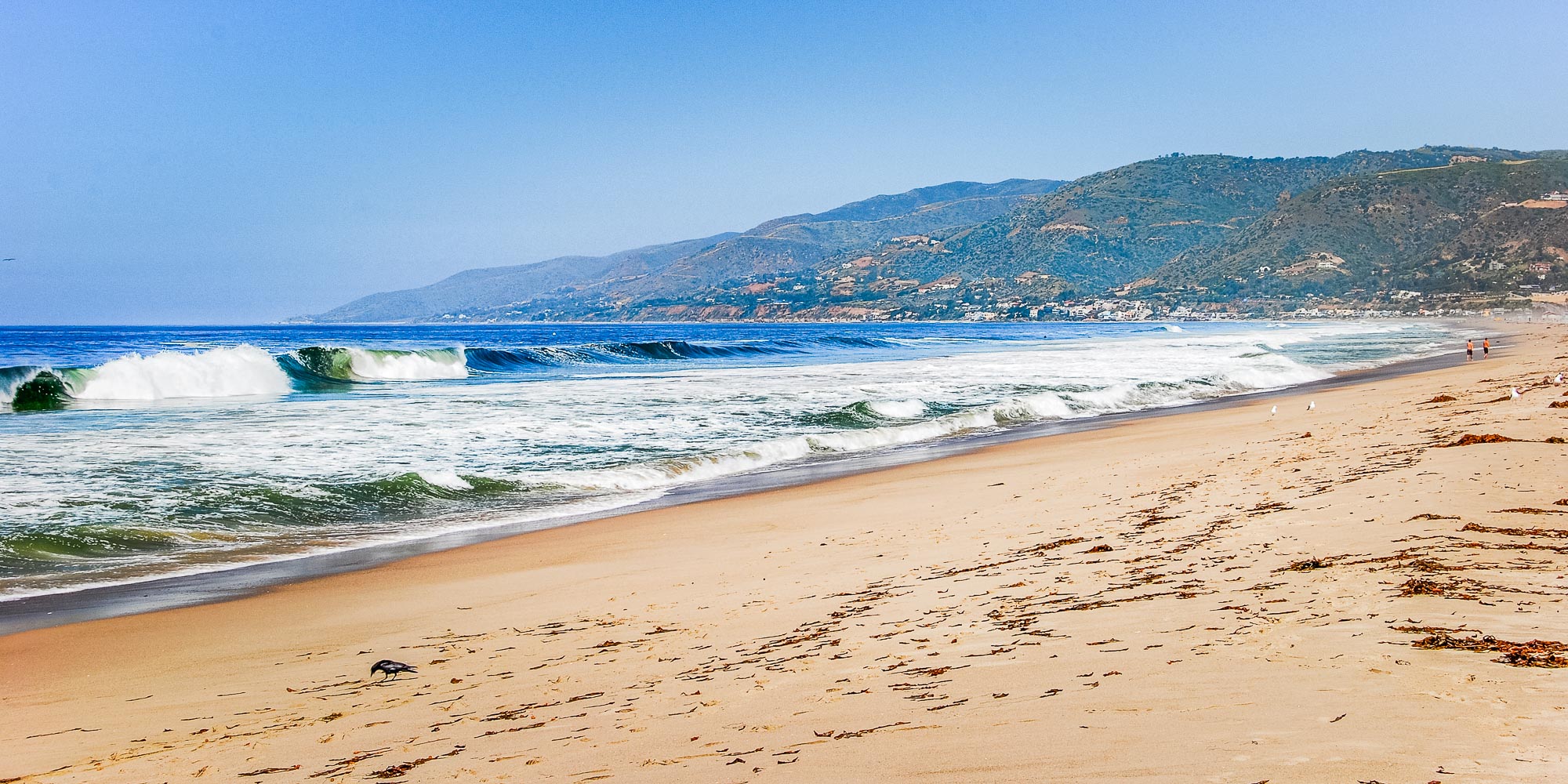 Zuma Beach in Malibu, California.