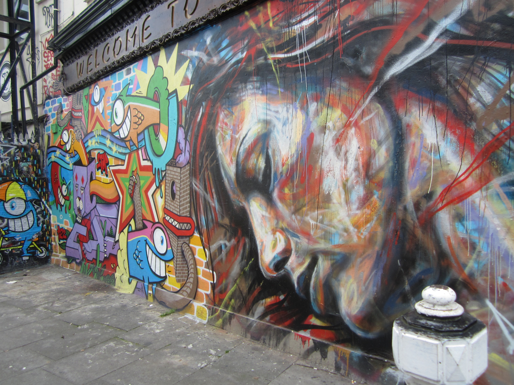 Street art on Brick Lane