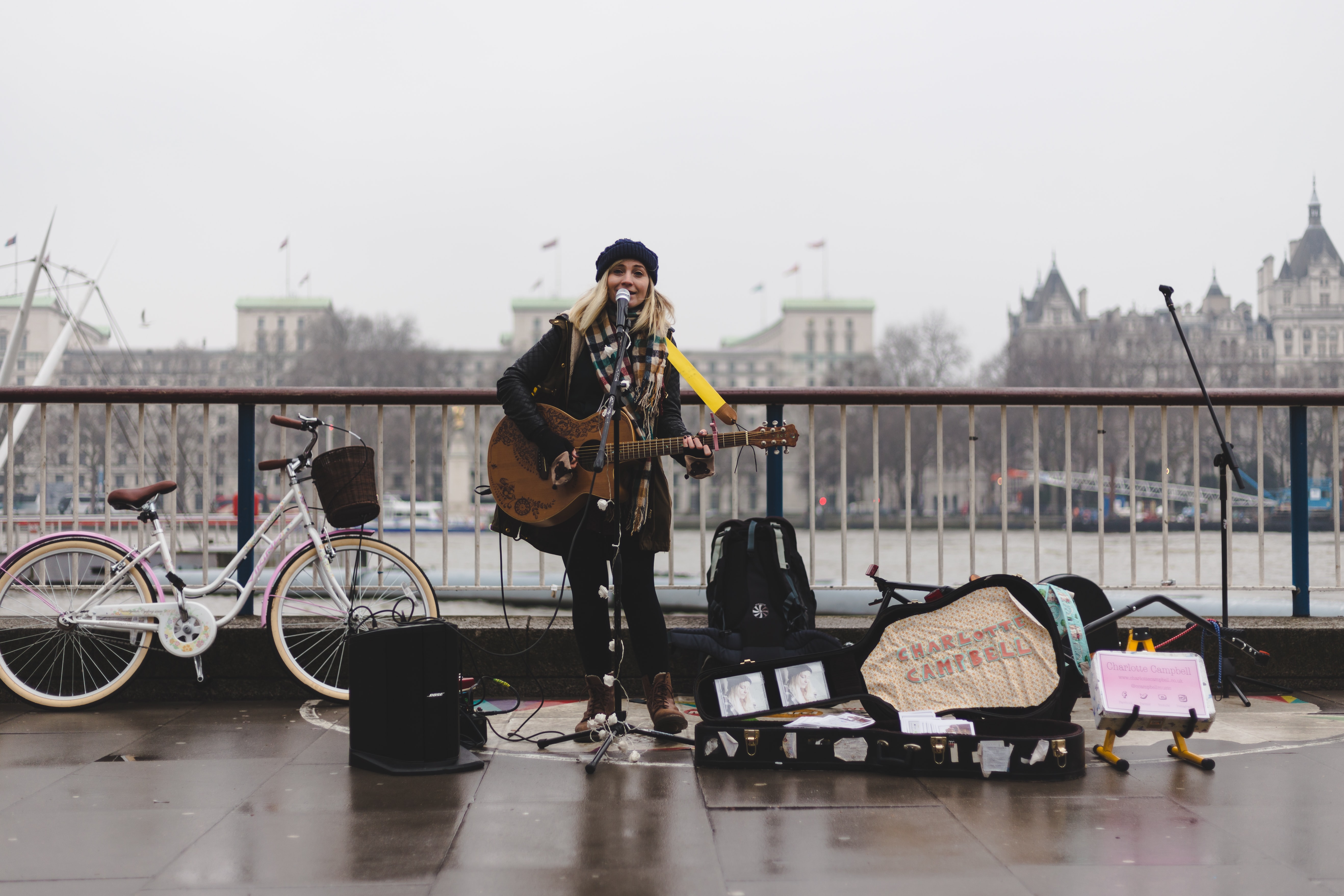 Street performer in London